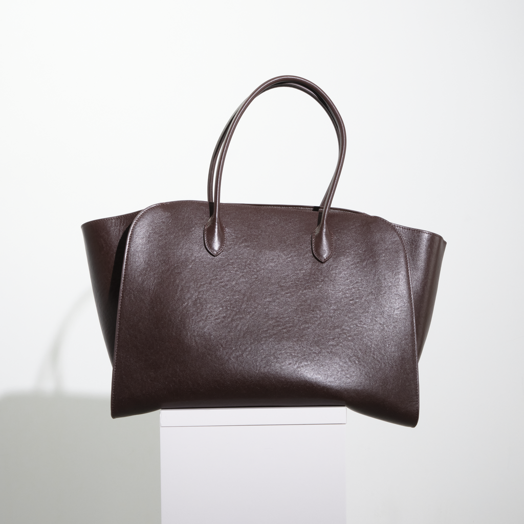 Leather Big Tote Bag / レザービッグトートバッグ（ブラック・ブラウン）