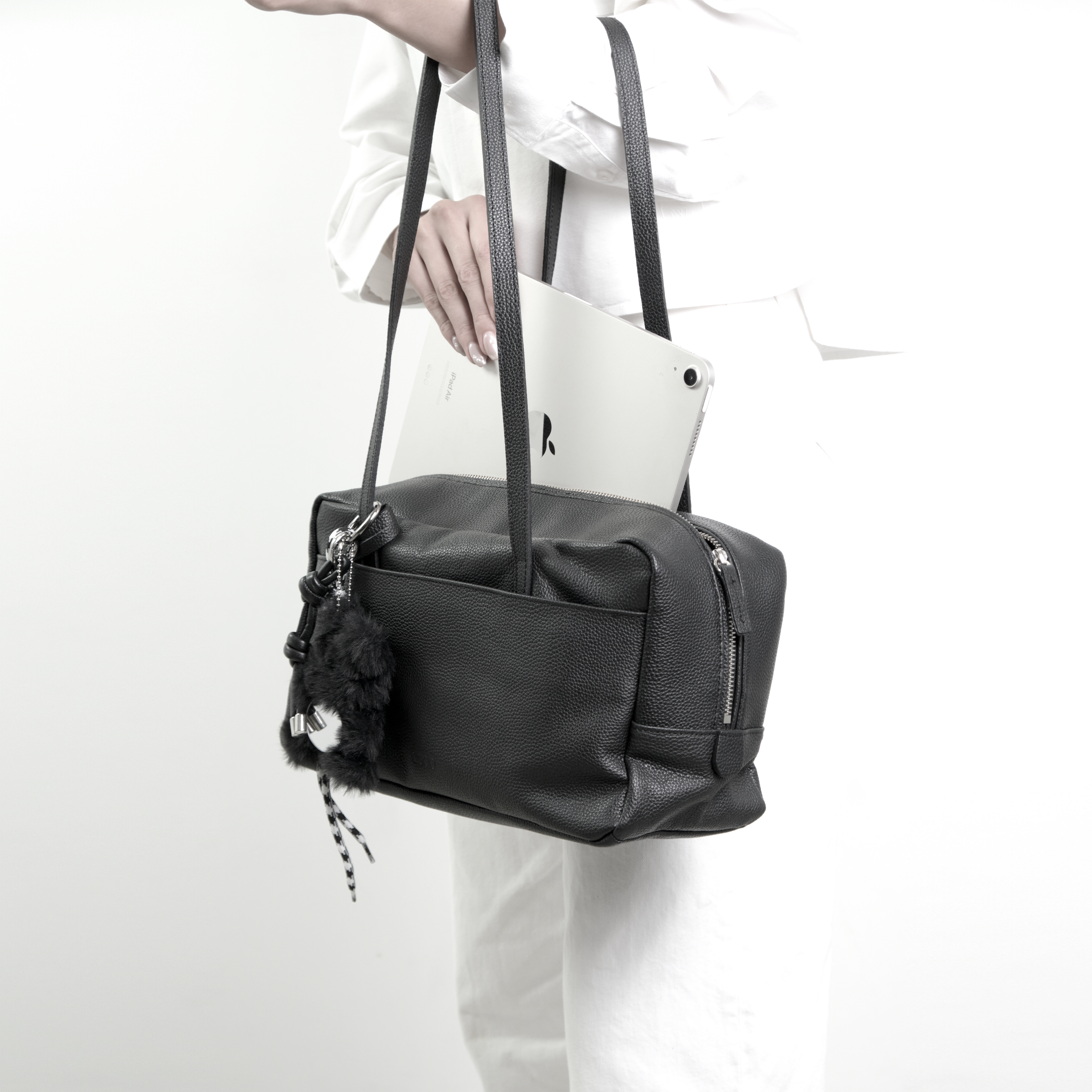 Soft Leather Square Bag