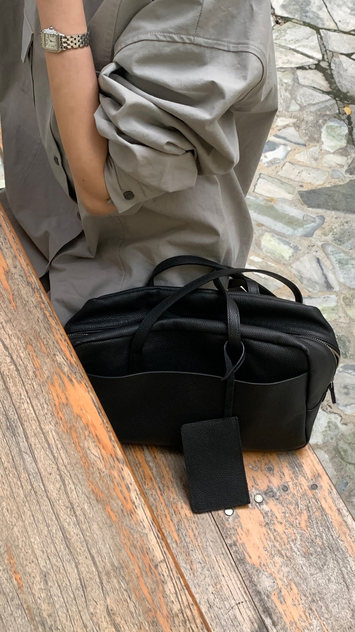 Soft Leather Square Bag / ソフトレザースクエアバッグ
