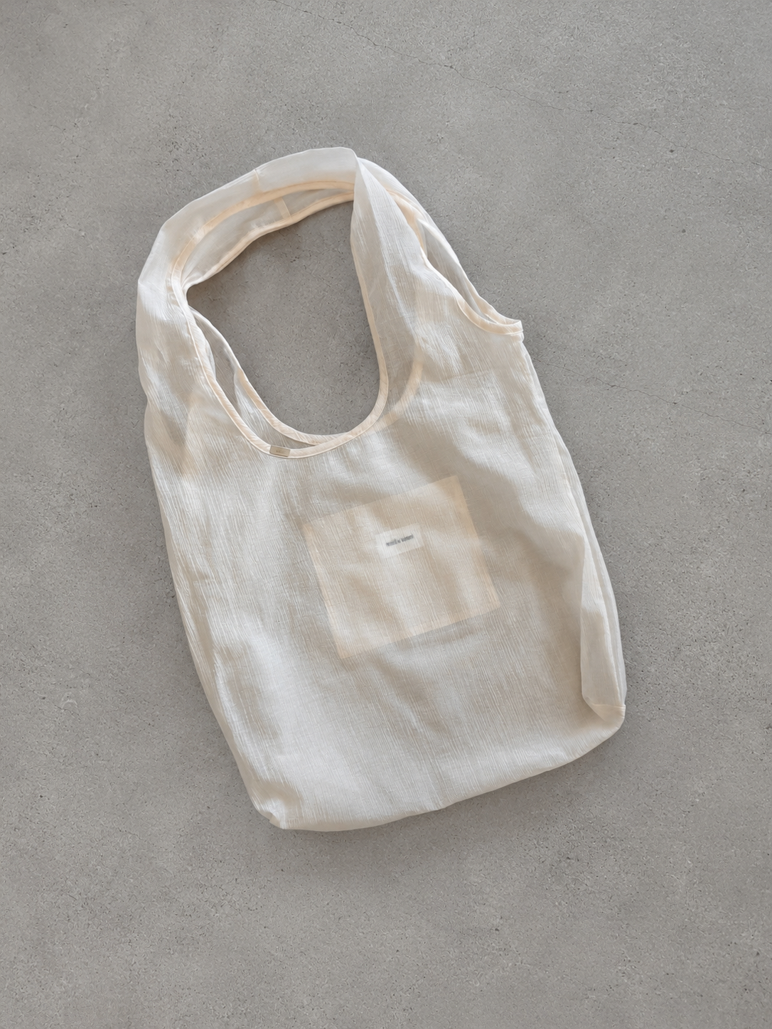 Sheer Cotton Tote Bag / シアーコットントートバッグ