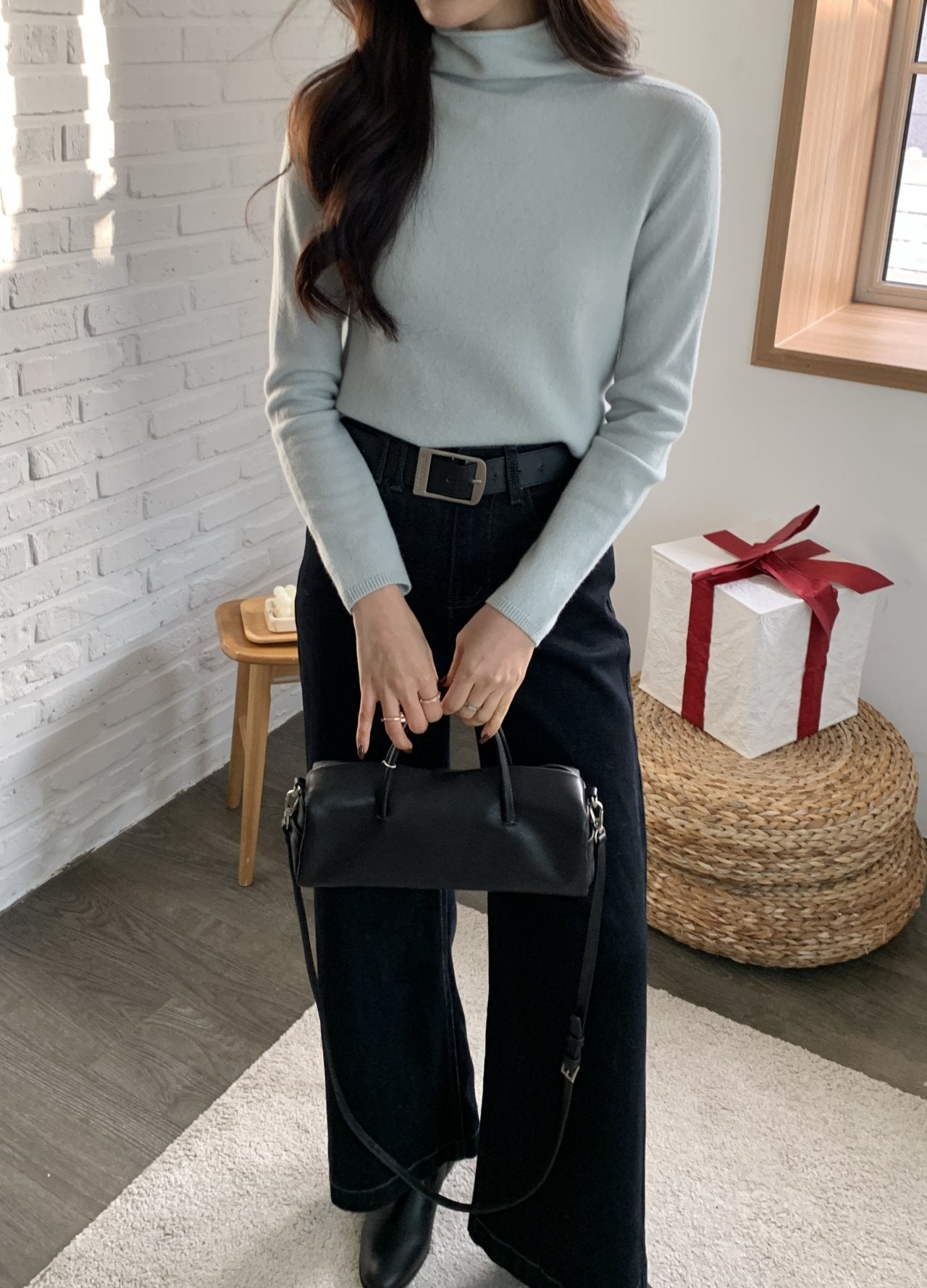 Soft Baguette Shoulder Bag / ソフトバゲットバッグ（ブラック・ブラウン）