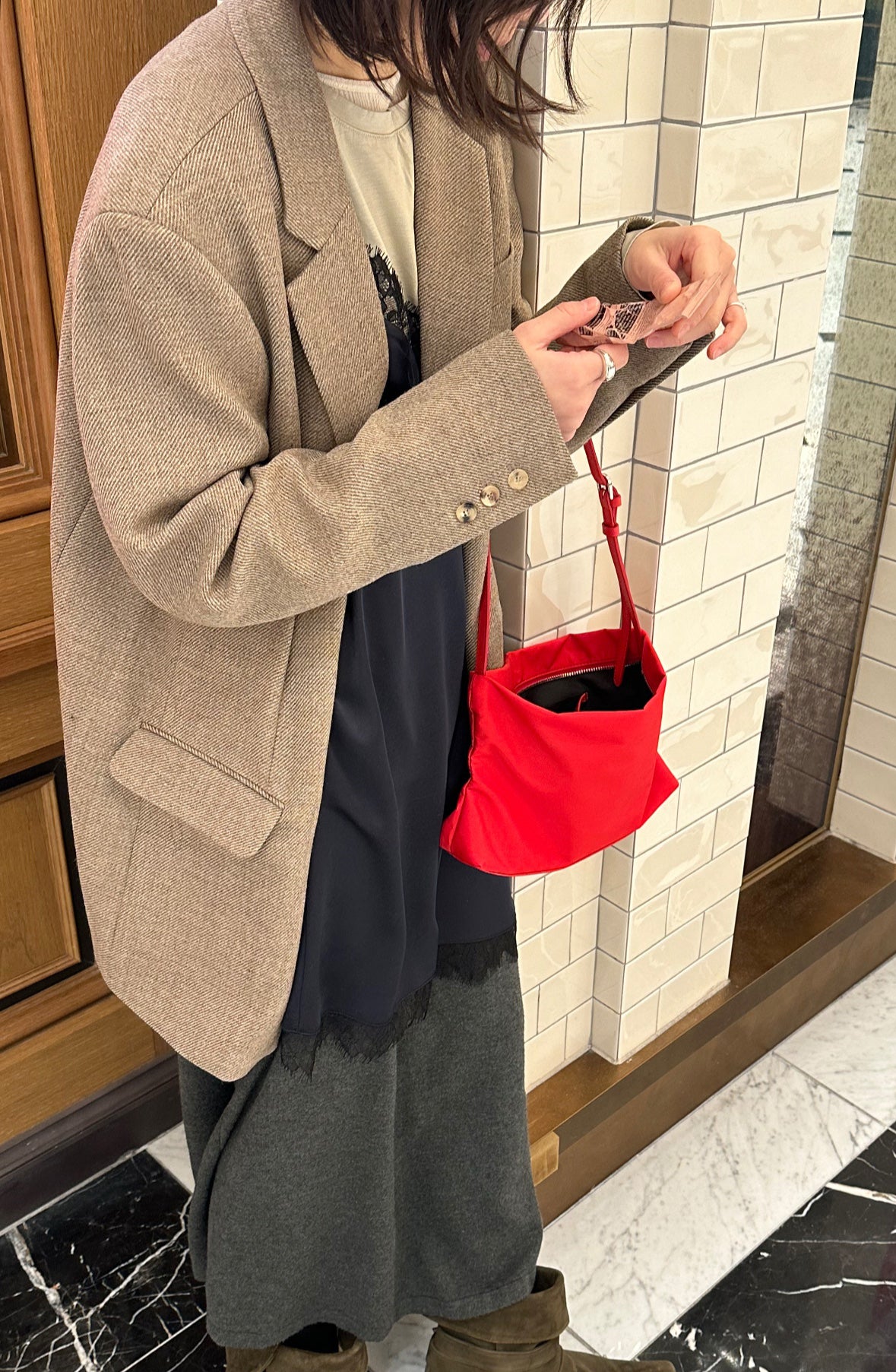 Adjustable Nylon Hand Bag / アジャスタブルナイロンハンドバッグ