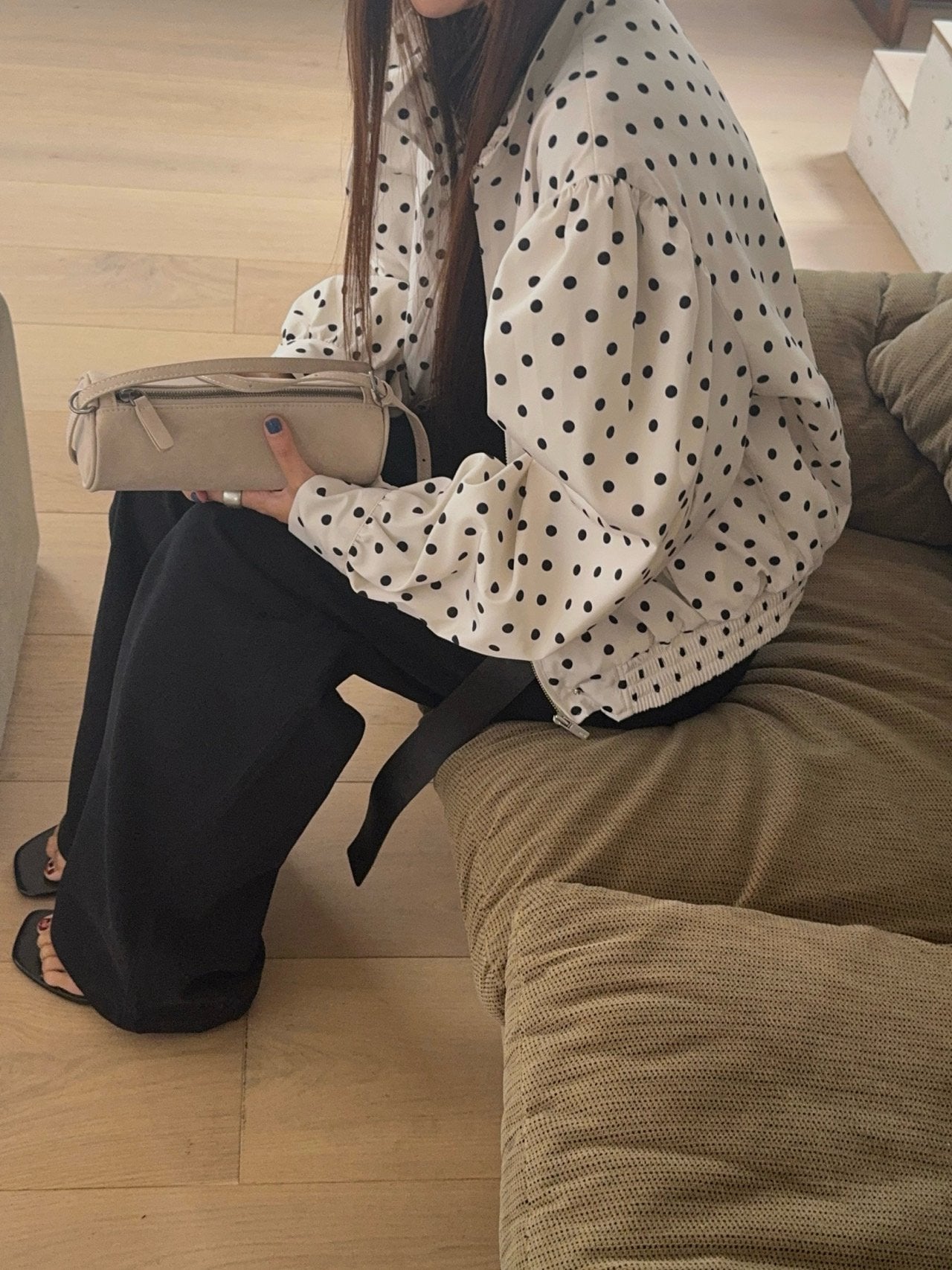Adjustable Mini Shoulder Bag / アジャスタブルミニショルダーバッグ（ブラック・ベージュ・イエロー）
