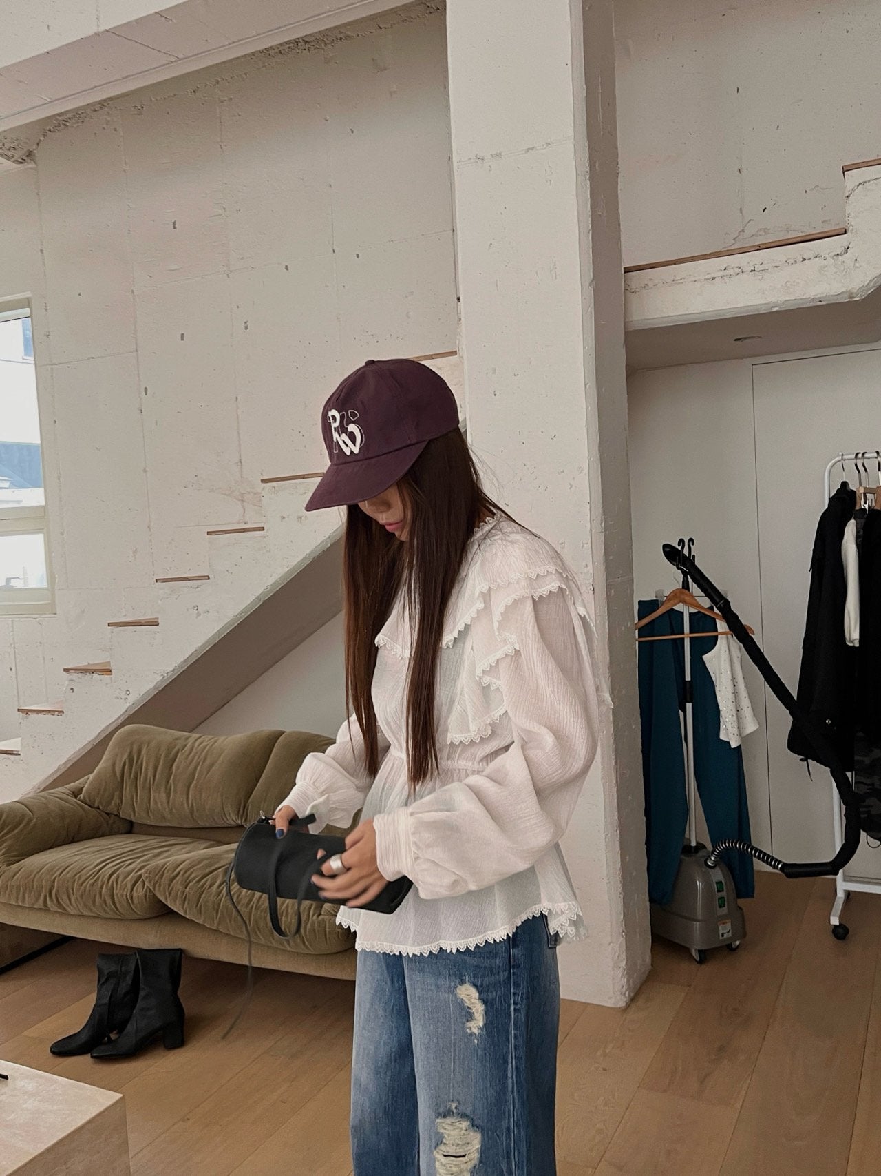 Adjustable Mini Shoulder Bag / アジャスタブルミニショルダーバッグ（ブラック・ベージュ・イエロー）