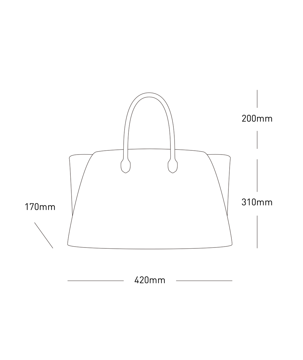 Leather Big Tote Bag / レザービッグトートバッグ（ブラック・ブラウン）