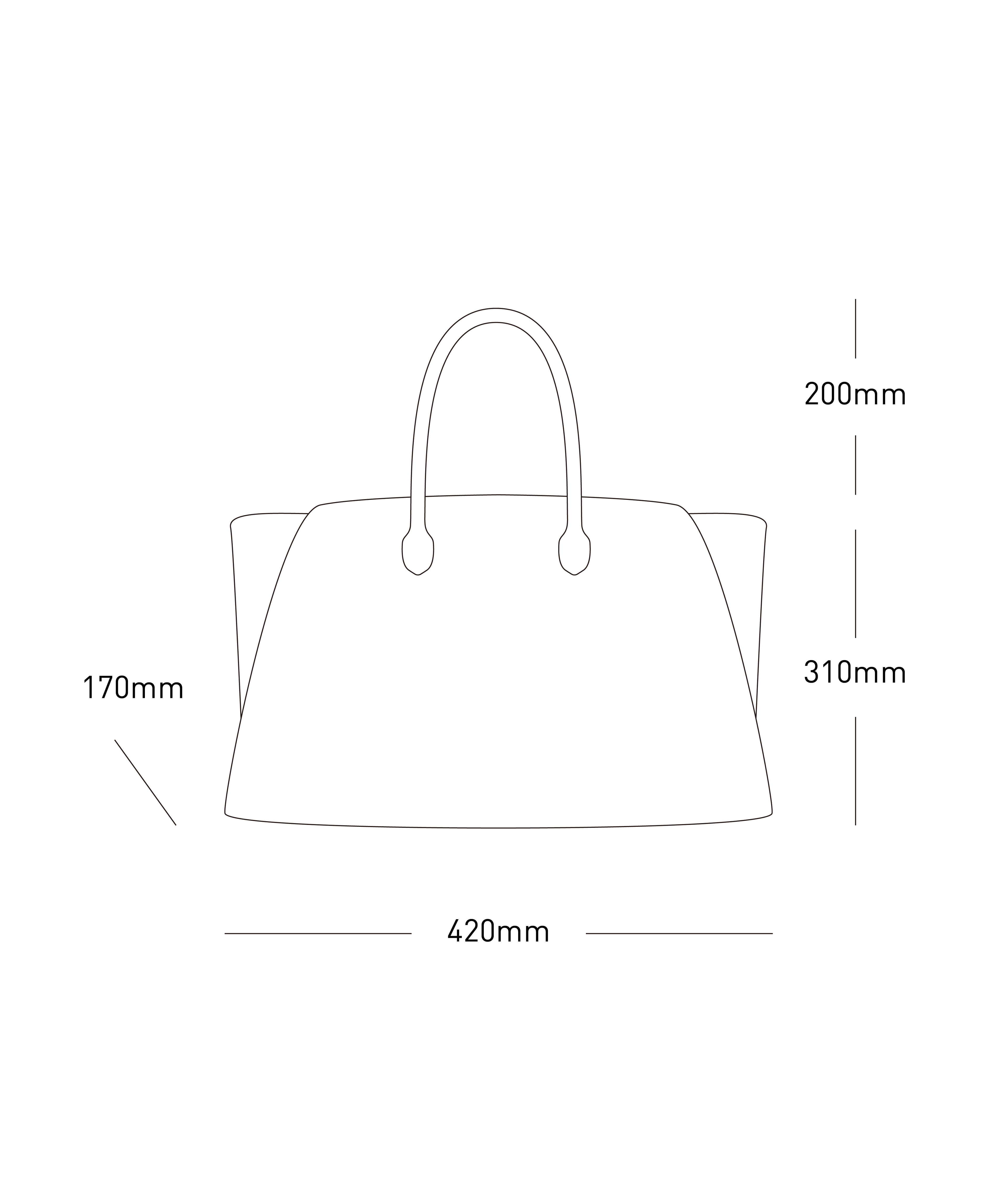 Leather Big Tote Bag / レザービッグトートバッグ（ブラック・ブラウン）